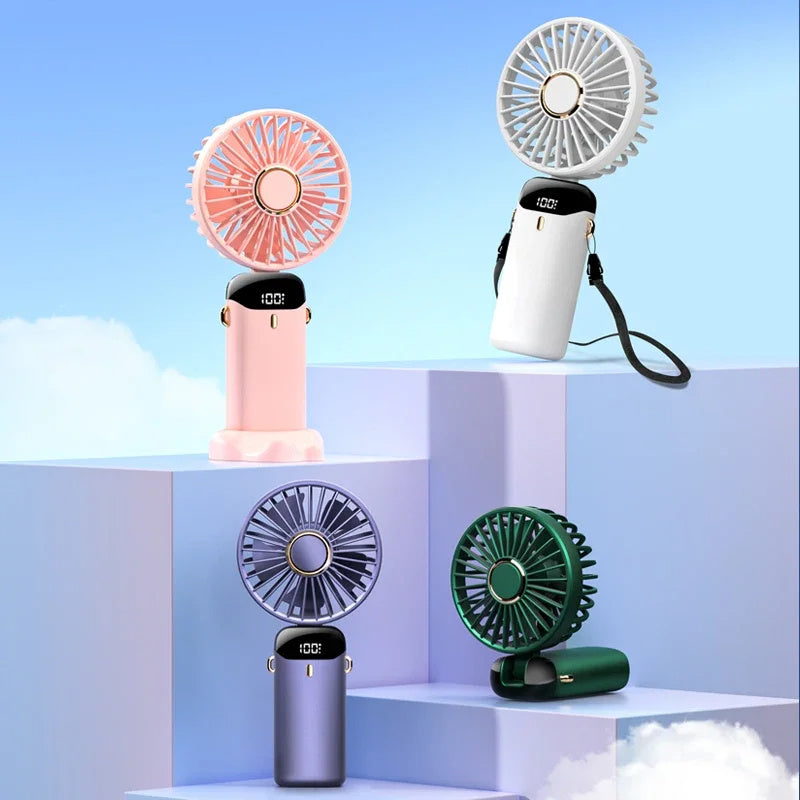Natsuya CoolFan™ - どこでも涼しい、3-in-1ポータブル扇風機